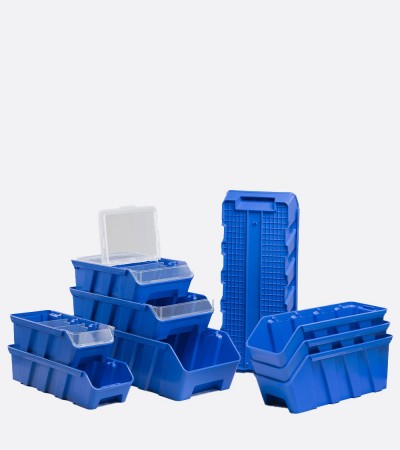 RK containers for shelves