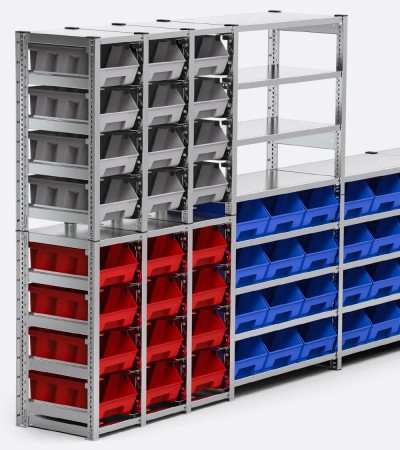 Scaffali porta minuteria