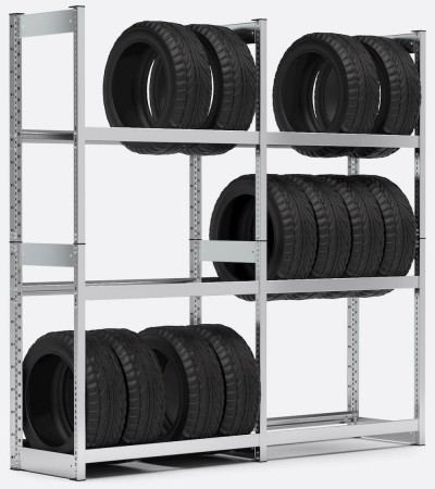 Scaffali porta pneumatici