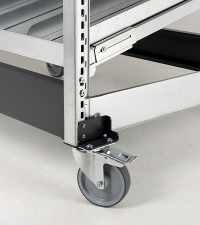 Components and accessories for metal racks