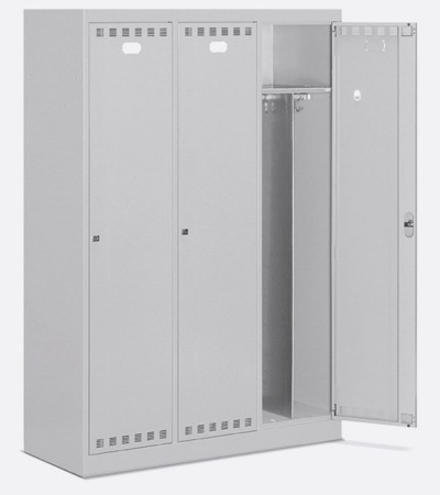 Armoires de vestiaires avec séparation propre/sale