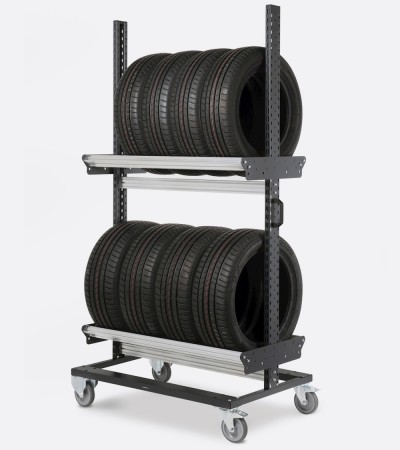 Car tyre trolley