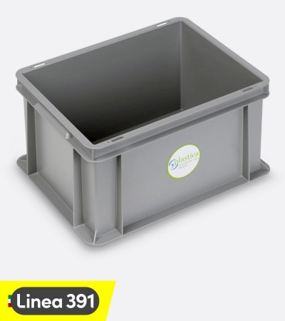 Behälter aus recyceltem Kunststoff Euro Box Linea 391