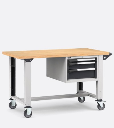 Établi professionnel à roulettes