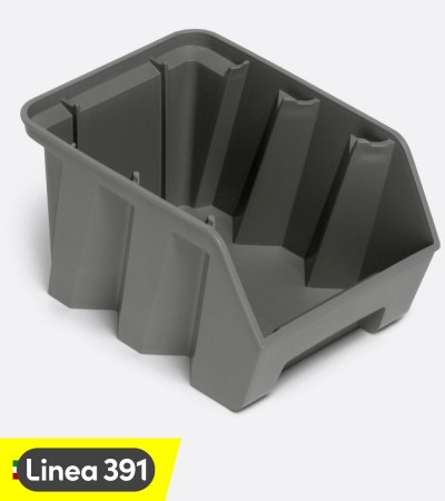 Sichtlagerbehälter aus recyceltem Polypropylen - Picking Box Air Linea 391