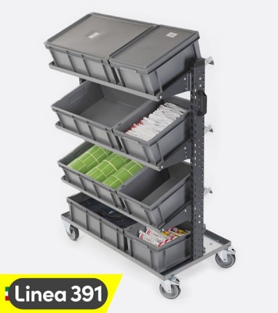 Soluzioni - Carrelli per picking Linea 391