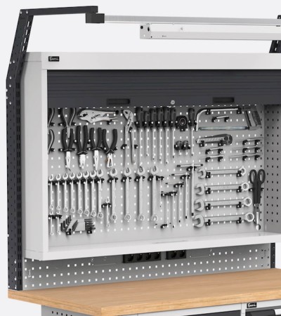 Panneau porte-outils perforé Work Look